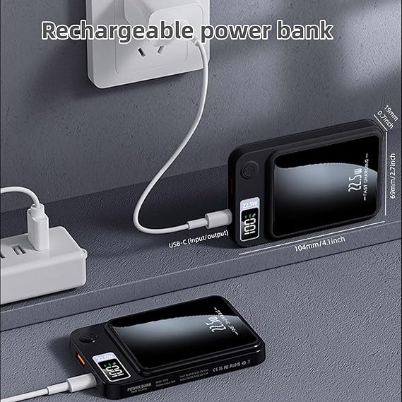 Smart Qi Wireless Magnetic Charging Powerbank